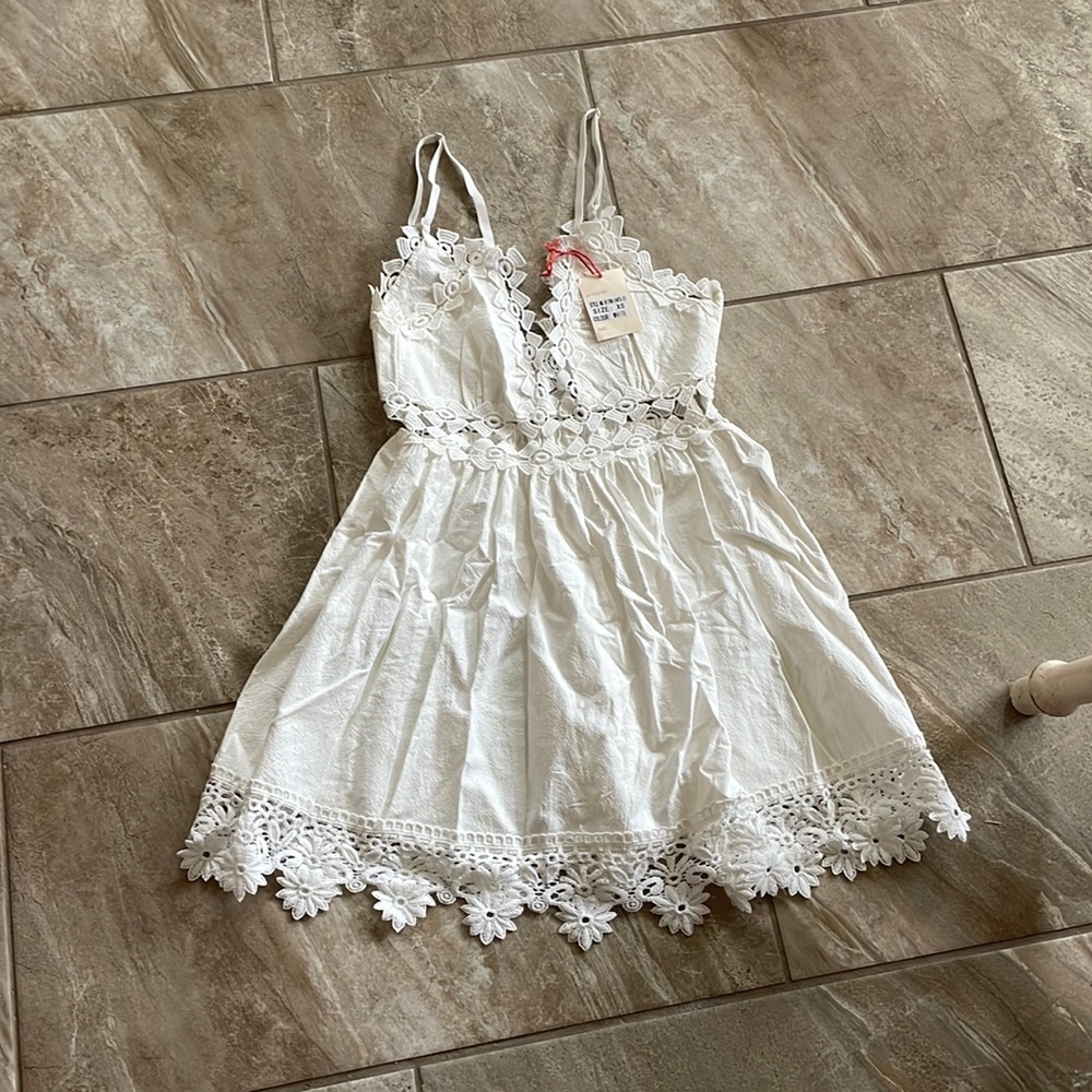 Raga White and Lace Dress